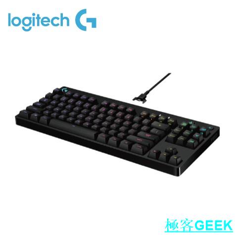 羅技Logitech G Pro X 機械式鍵盤/有線/GX青軸/可熱插拔軸/RGB/87鍵/中文/極客GEEK