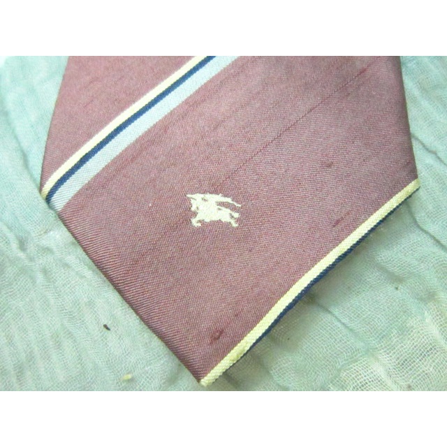台北自售:義大利製Burberrys精品窄版時尚雅痞領帶2