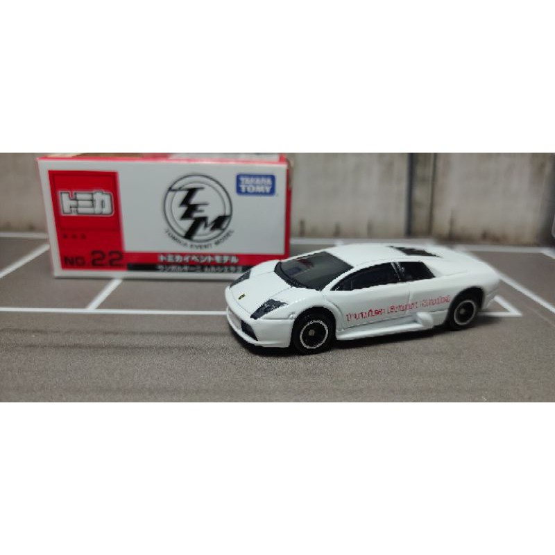 Tomica no.22 2012年會場限定 絕版白牛 Lamborghini murcielago no.87