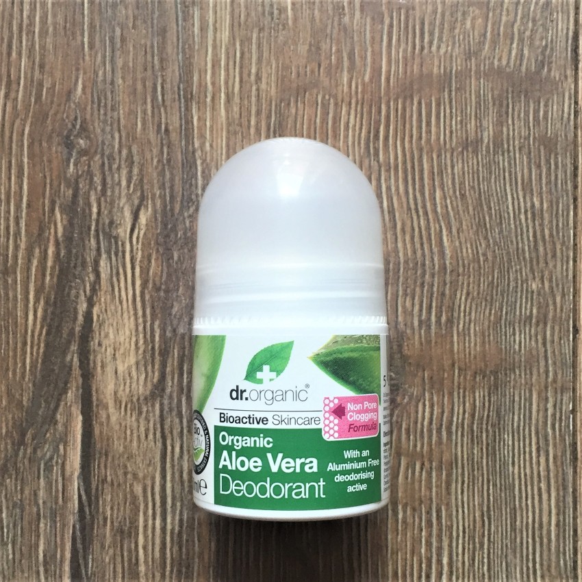 英國製 Dr.Organic 有機 Aloe Vera Deodorant 蘆薈體香劑 滾珠式 新品