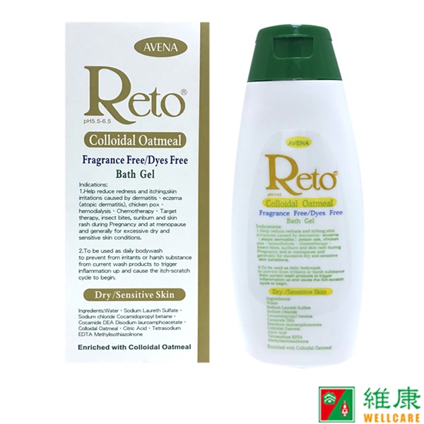 Reto原型燕麥膠體溶液浴液500ml/瓶 維康