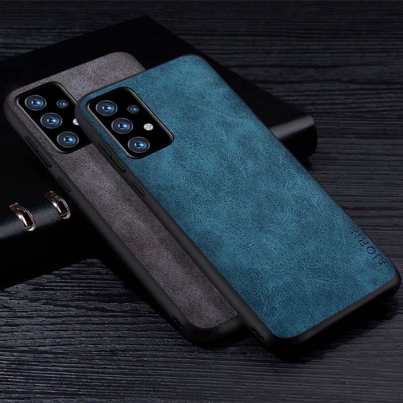 SAMSUNG 適用於三星 Galaxy A52S 手機殼的高級 PU 皮革手機殼