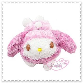 ♥小花花日本精品♥《Melody》美樂蒂 面紙套 面紙收納套 抽取式面紙收納套 趴姿 絨毛 粉色 31004404