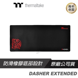 Thermaltake 曜越 DASHER EXTENDED 滑鼠墊 布質鼠墊/縫邊設計/4mm厚度減壓/防滑橡膠底部