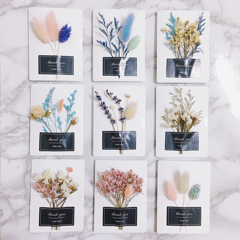 Petalage 簡約質感乾燥花卡片 生日卡片 情人節卡片 紀念日卡片 花束 手工卡片 蝦皮購物