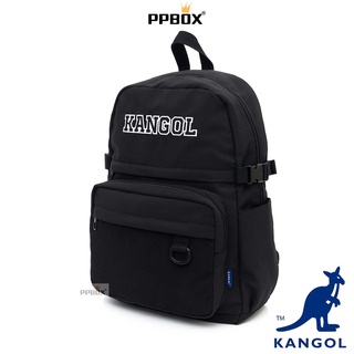 KANGOL 袋鼠 老花 內襯 字串 後揹包 【62251743】包包 A4 旅行包 書包 電腦包 平板 日韓穿搭