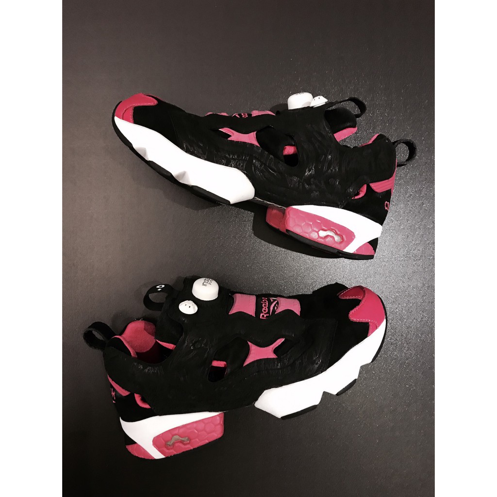 二手美品reebok Pump Fury Crossover 聯名款黑桃夜虎us8 5 Nmd 參考 蝦皮購物