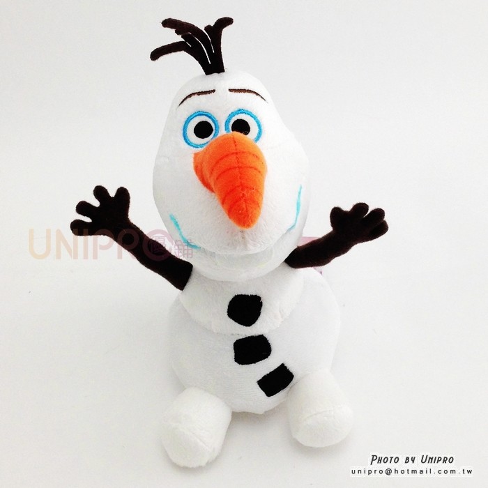 迪士尼 冰雪奇緣 FROZEN 雪寶 Olaf 閉嘴 坐姿 吊飾 絨毛玩偶 娃娃 正版授權 雪人