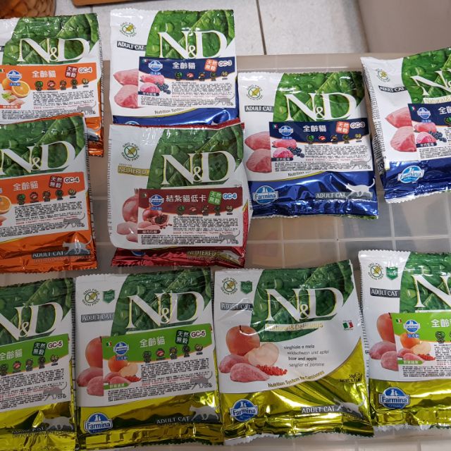 ND法米納貓飼料50g試吃包-何小姐