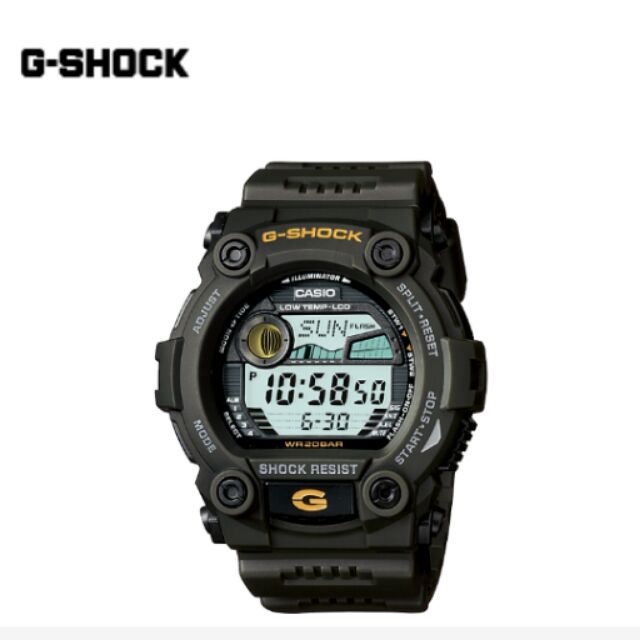 【二手近全新】Casio G-shock 炫彩街頭潮流潮汐休閒腕錶 G7900