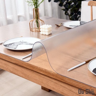 Ou Shij.✨ 透明軟玻璃pvc桌布防水防燙防油免洗餐桌墊 茶幾長方形塑料水晶板