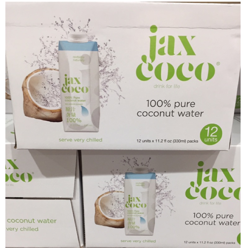 ✅現貨🔴Costco👉Jax Coco 100%椰子水 每瓶330毫升X12入 #62089#