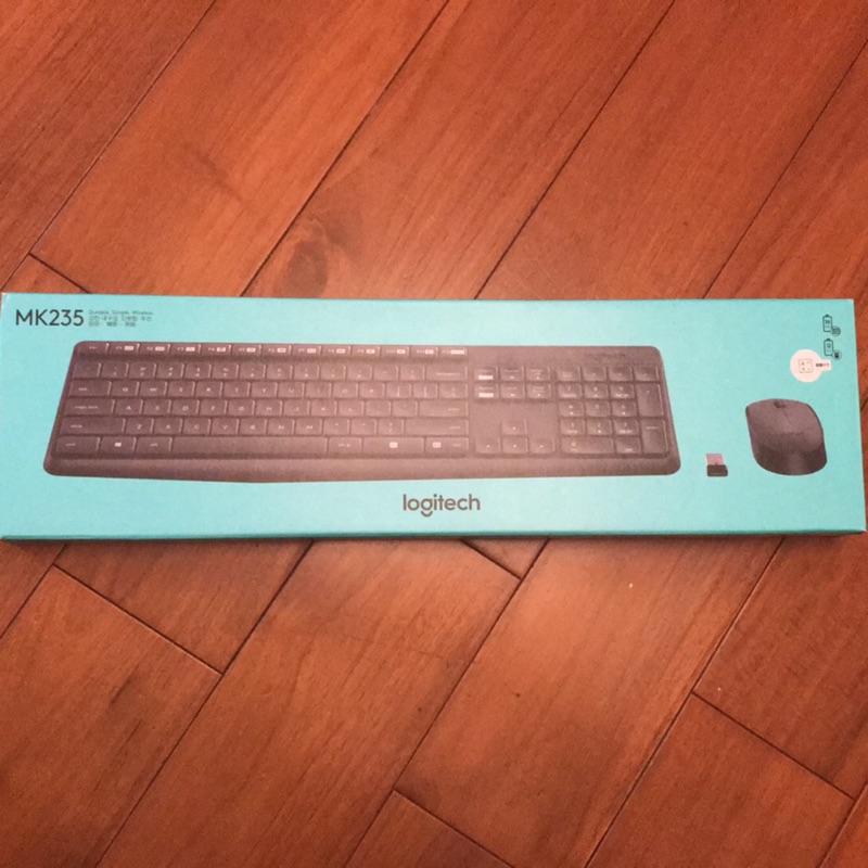 全新Logitech羅技無線鍵盤滑鼠組合MK235