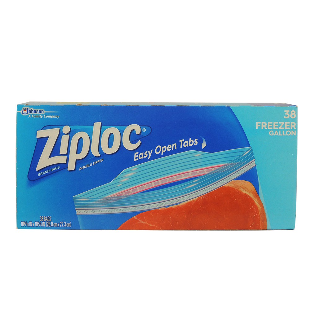 台灣 COSTCO 好市多 Ziploc #921279 雙層夾鏈冷凍保鮮袋 38入  【Suny Buy】