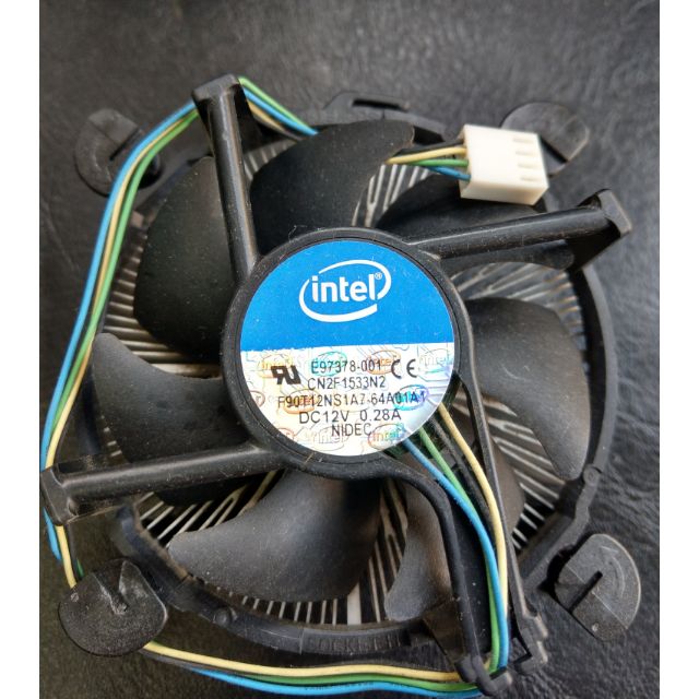 Intel原廠銅底風扇1156/1155/1150/1151皆可用