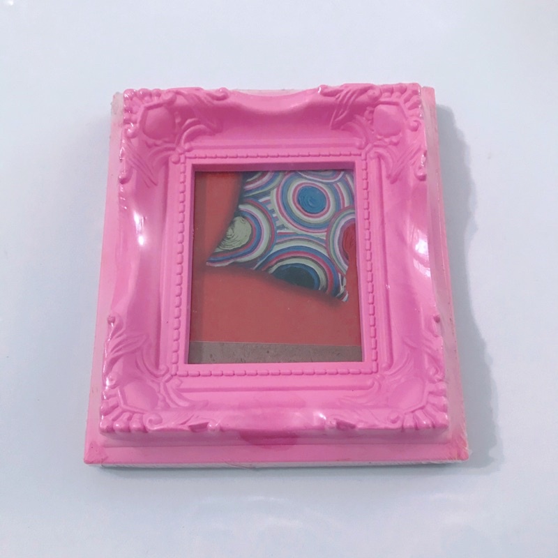 HSHU｜法國🇫🇷購入粉紅畫框磁鐵相框DECO居家裝潢佈置房間佈置photo小相框pink粉紅控