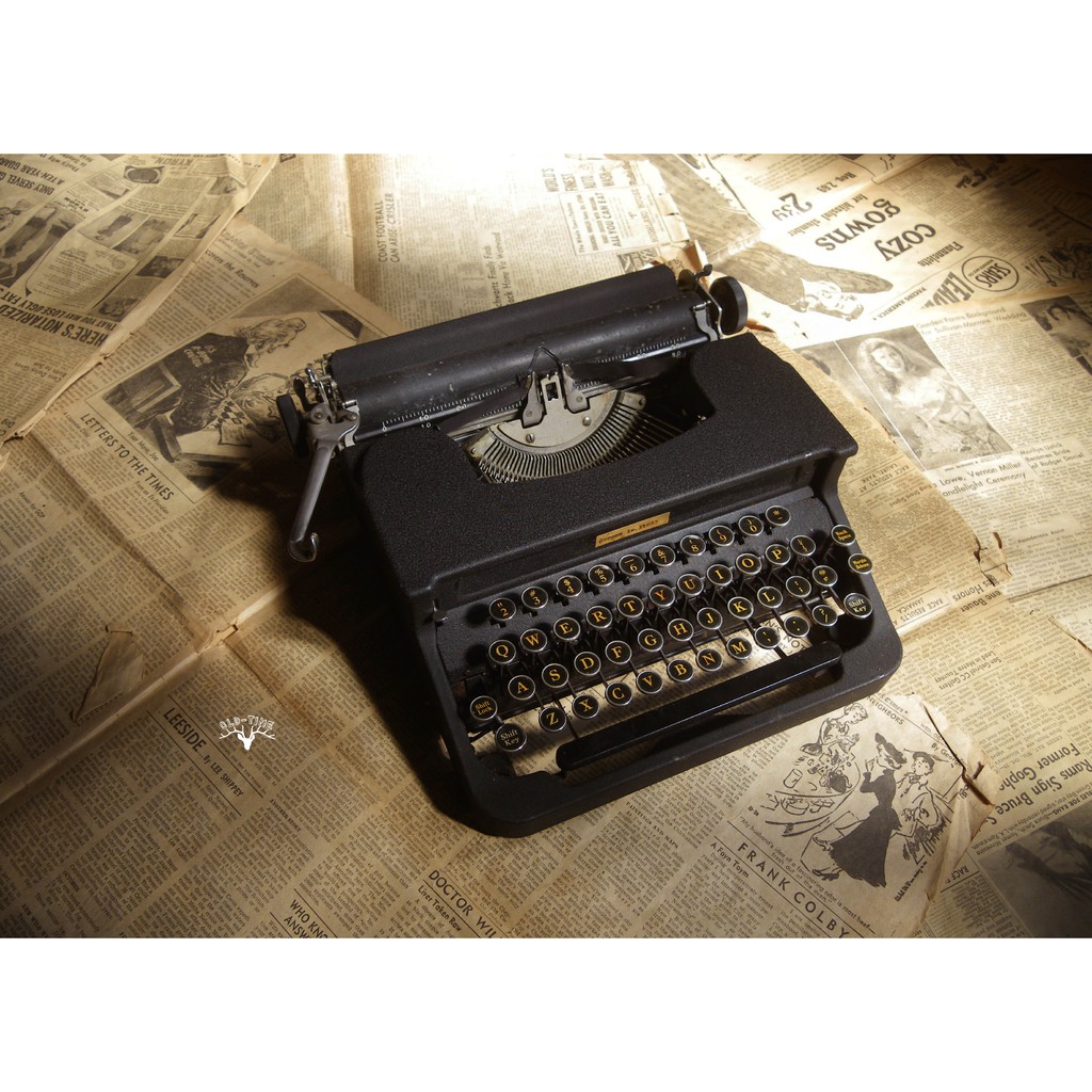 【老時光】早期美國極老款金屬打字機#B-4