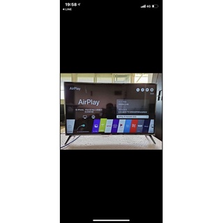 二手中古樂金LG 49吋 LG 4K HDR WIFI聯網電視，支援ios蘋果鏡像，無瑕疵 無維修紀錄，保固3個月