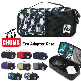 =CodE= CHUMS ECO ADAPTER CASE 帆布收納包(TIFFANY綠橘) CH60-2721 相機