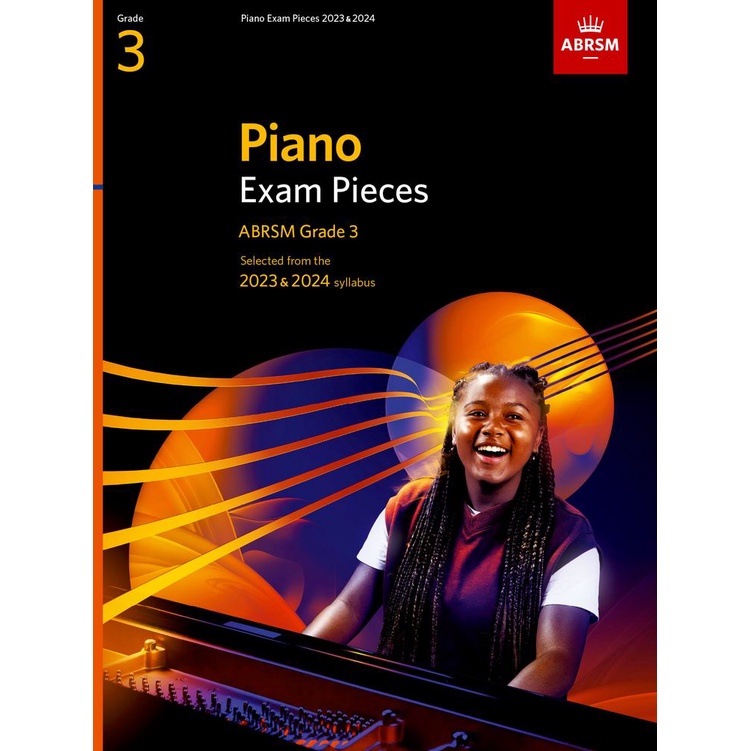 ABRSM 英國皇家 鋼琴考試曲譜 第3級 2023 & 2024 英語 GRADE 3 PIANO EXAM