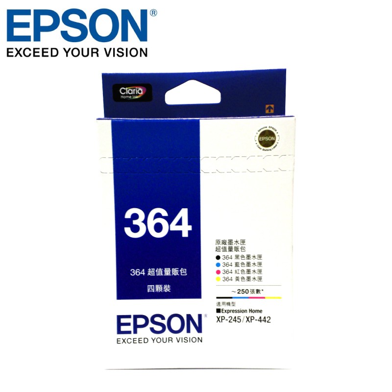 EPSON T364 墨水匣量販包 T364650