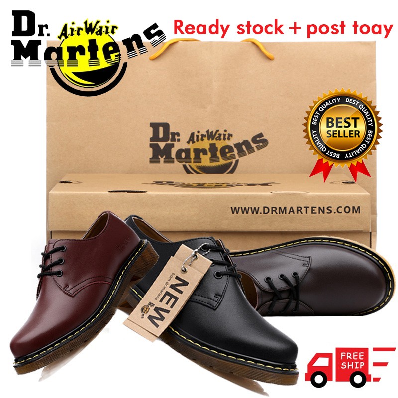【現貨】男士新英格蘭 Dr.martens 馬丁鞋真皮工裝鞋硬皮情侶正裝鞋 1461