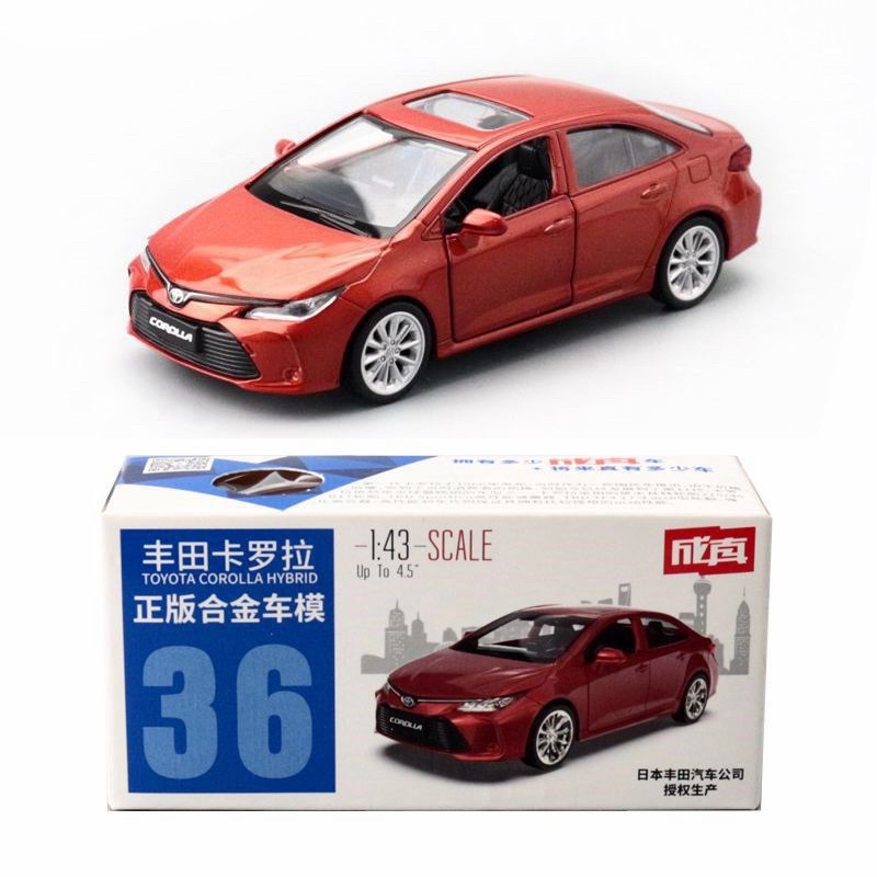 1:43 TOYOTA ALTIS 12代 合金模型車 迴力車