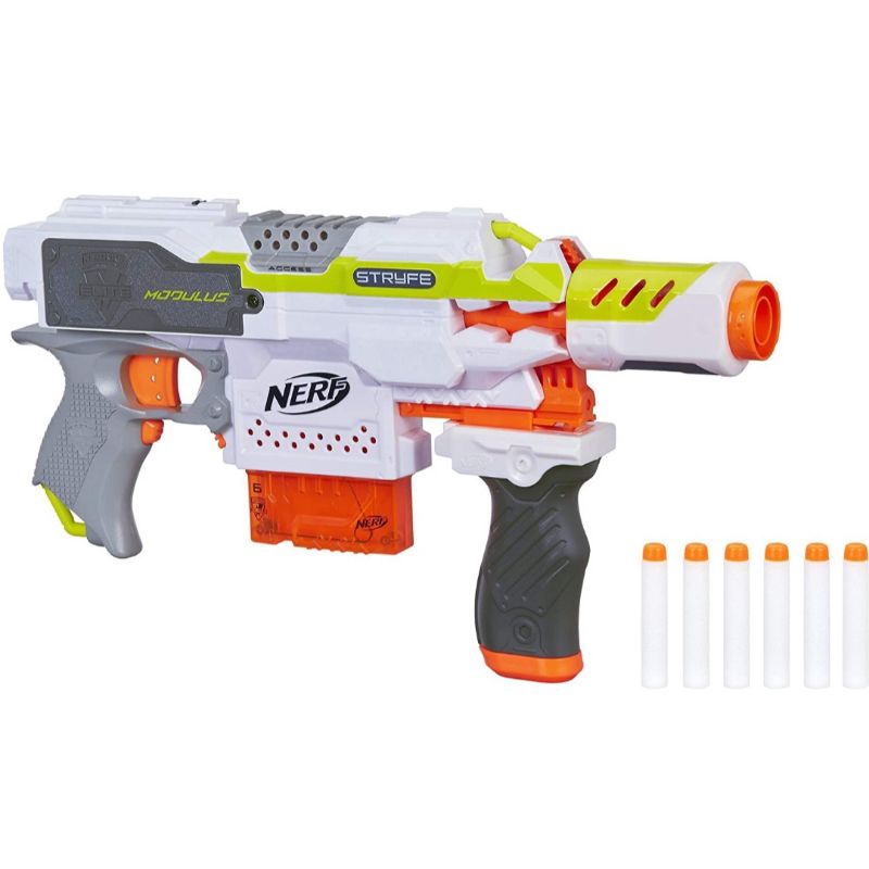孩之寶 全新盒裝 原廠正版 NERF 殲滅者 STRYFE 稀有橘機 ELITE 菁英系列 電動軟彈 發射器 安全玩具槍