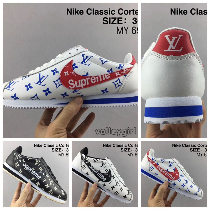 supreme nike cortez