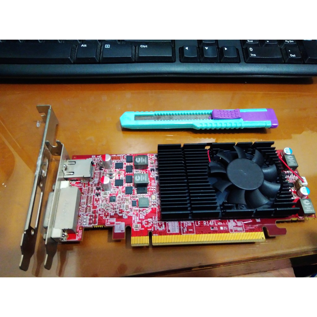 半高卡 Radeon HD 7750 1gb ddr5. 免插電 low profile 刀卡
