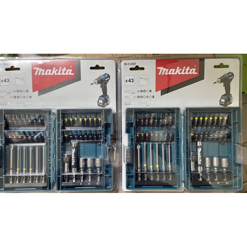 （現貨）makita 牧田 43件 起子頭組B-55697 六角頭 起子頭