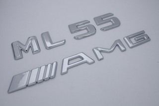 Benz 賓士 賓士 ML Class ML 55 ///// AMG 後車箱蓋 字型 字標