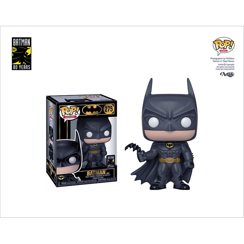 Artlife ㊁ FUNKO POP DC Batman 80 TH (1989) 蝙蝠俠 80周年 黑暗騎士