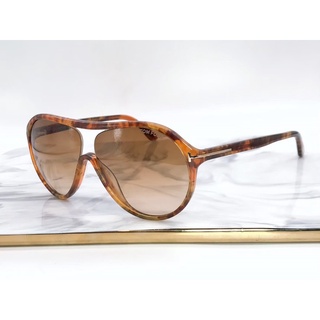 【本閣】TOM FORD TF443 50F太陽眼鏡 墨鏡 飛行員眼鏡 大框 復古鏡框 漸層茶 玳瑁色