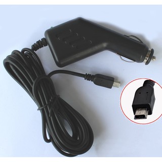 車用點煙頭轉DC5V1.5A mini 5P USB 行車紀錄器電源線 B0232