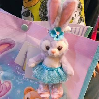 日本代購 東京迪士尼海洋樂園限定達菲熊 史黛拉StellaLou 芭蕾舞 吊飾 手提袋 購物袋 Duffy 原子筆 包包