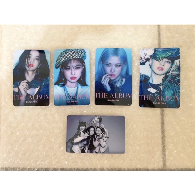 Blackpink 正規一輯 The Album 卡貼 Jisoo Jennie Rose Lisa 非官方