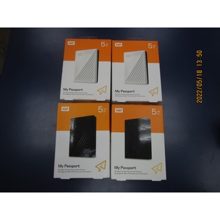 WD My Passport 5TB(黑 . 白 兩色可選) 2.5吋行動硬碟 $3850含稅 開發票