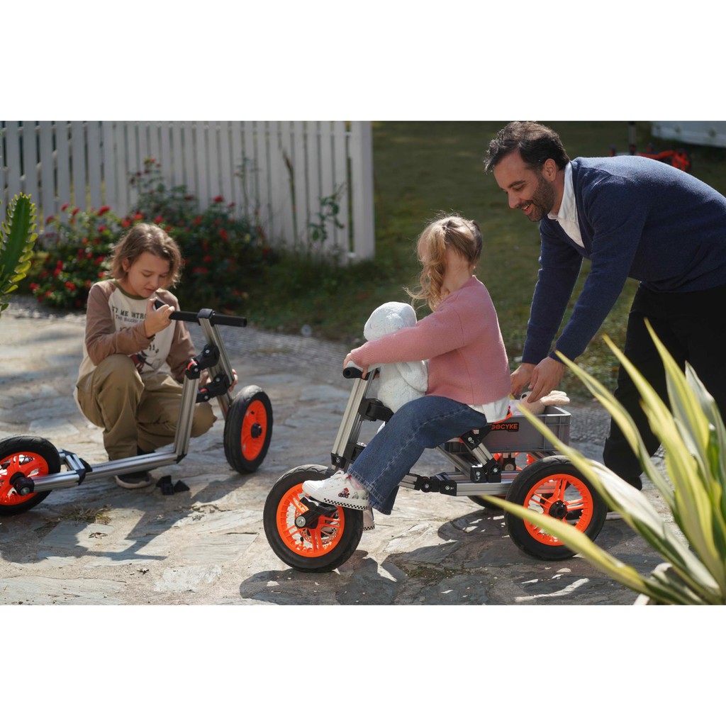 DIY百變兒童組裝車 DOCYKE 多可 親子 戶外 公園  DIY組合車 組合車 爬爬客親子樂園