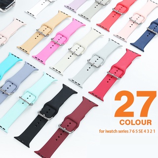 矽膠錶帶適用於 Apple Watch 8錶帶 8 7 代 6代 5 4 3 49mm 45mm 蘋果手錶錶帶 運動錶帶