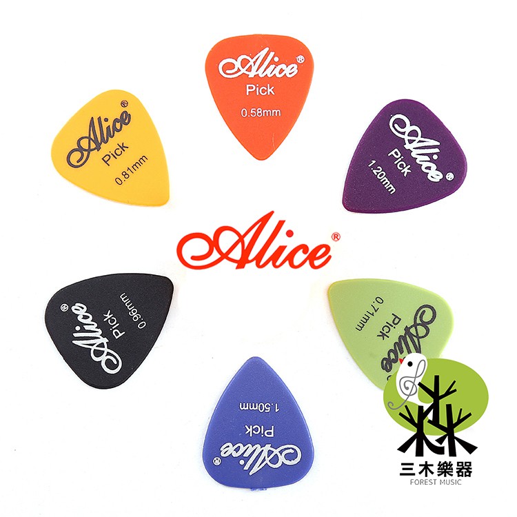 【買5送1】ALICE AP-Q 磨砂 PICK 匹克 防滑 彈片 撥片 吉他 貝斯 烏克麗麗 六種厚度