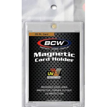 BCW 壓克力磁吸卡磚 磁性卡磚 透明 35 Pt 高雄龐奇桌遊