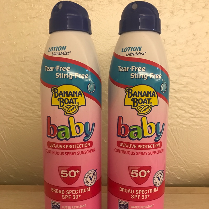澳洲🇦🇺BANANA BOAT嬰兒baby防曬噴霧SPF50+（現貨國外帶回）