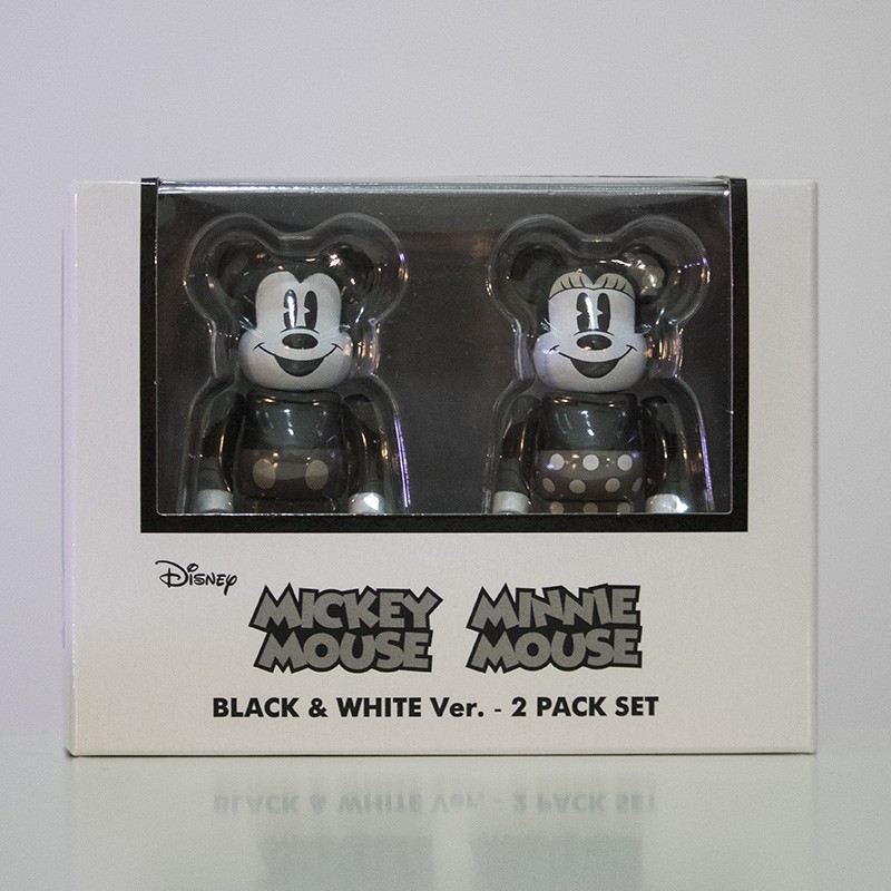 BE@RBRICK Mickey &amp; Minnie black &amp; white 100％ 黑白 米奇 米妮 全新未拆