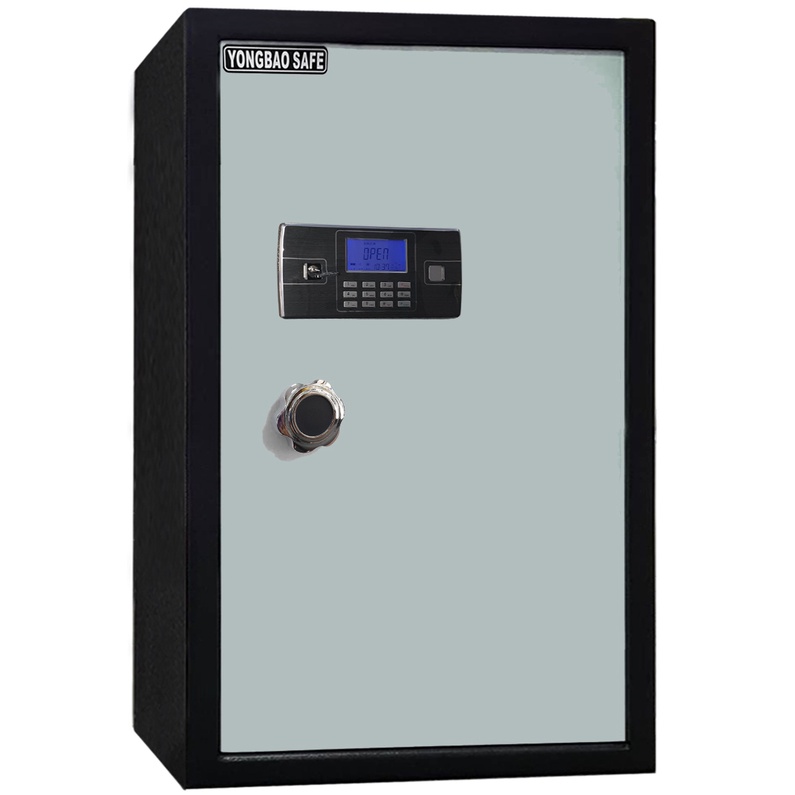 液晶防火防盜型保險櫃(QC-8852)《永寶保險櫃Yongbao Safe》極致灰防火保險箱 家用保險櫃 大型 公司用