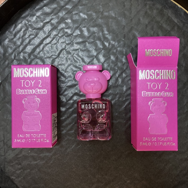 全新現貨-5ml MOSCHINO TOY2 熊芯未泯2 泡泡熊女性淡香水Eau de Toilette 小香