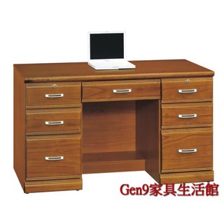Gen9 傢俱生活館..樟木色半實木4.2尺書桌下座(644)-SB*297-4..臺北地區免運費!!