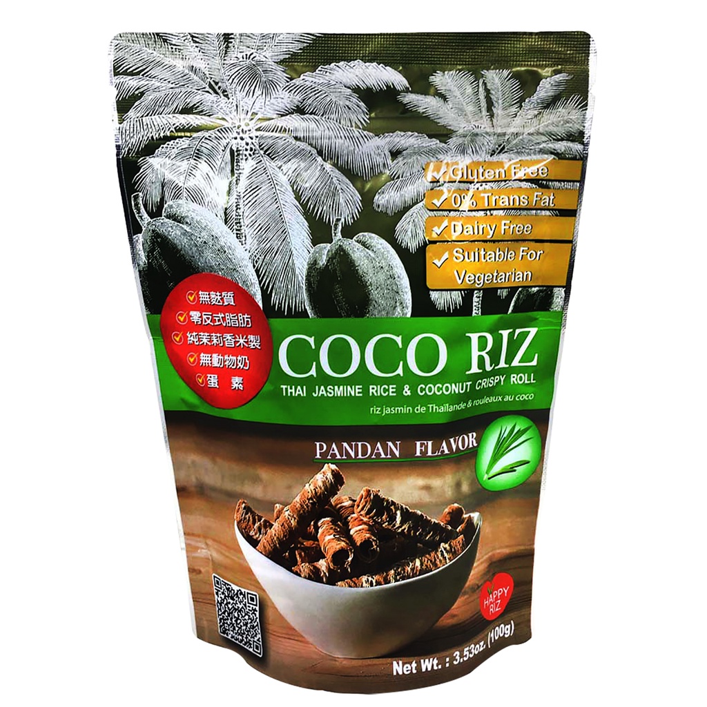 椰奶脆皮米捲(香蘭風味)