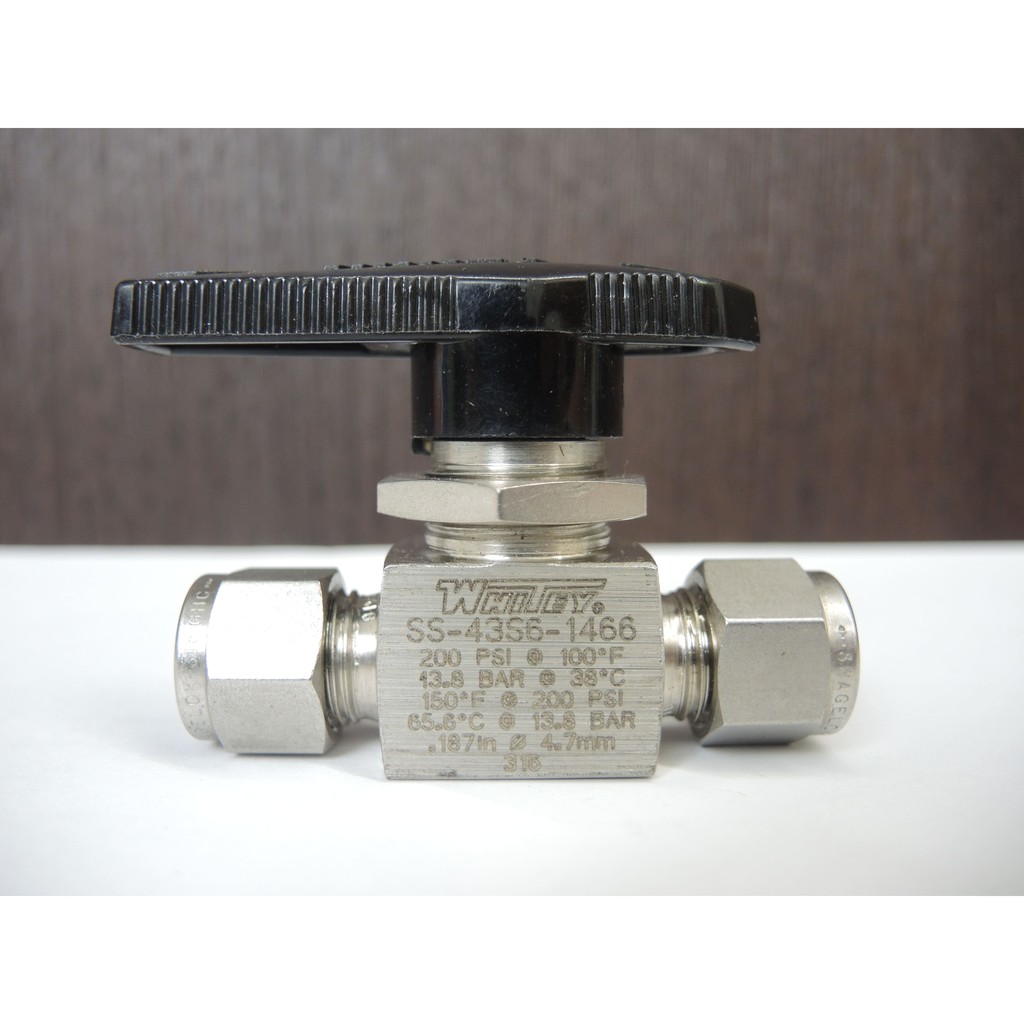 WHITEY 閥件 Ball Valve Swagelok SS-43S6-1466