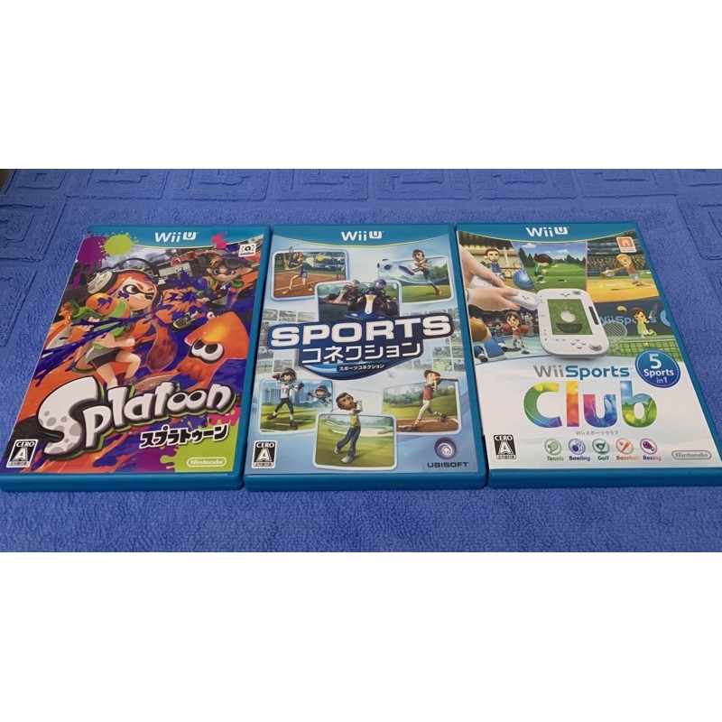 【良品電玩】任天堂 Wii WiiU 純日版 漆彈大作戰 Sports 運動俱樂部 正版遊戲光碟